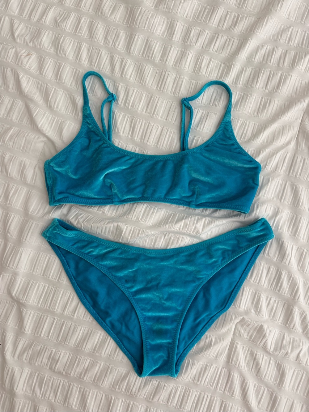 Triangl Turquoise Two-Piece Bikini Set Size M